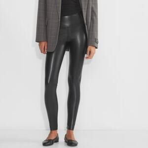 Aritizia Wilfred Free Daria High Waisted UnReal Leather Leggings Size L